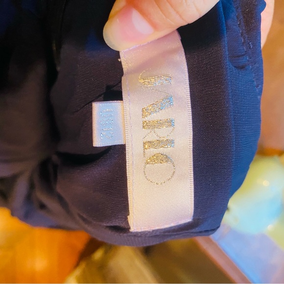 Jarlo Women's Formal Dress Navy Backless Long Gown with Mini Train - Picture 7 of 8